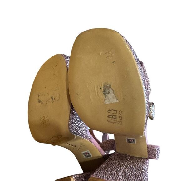 Revolve Larroude Dolly Crystal-Embellished Platform Ankle-Strap Sandals - Picture 9 of 9